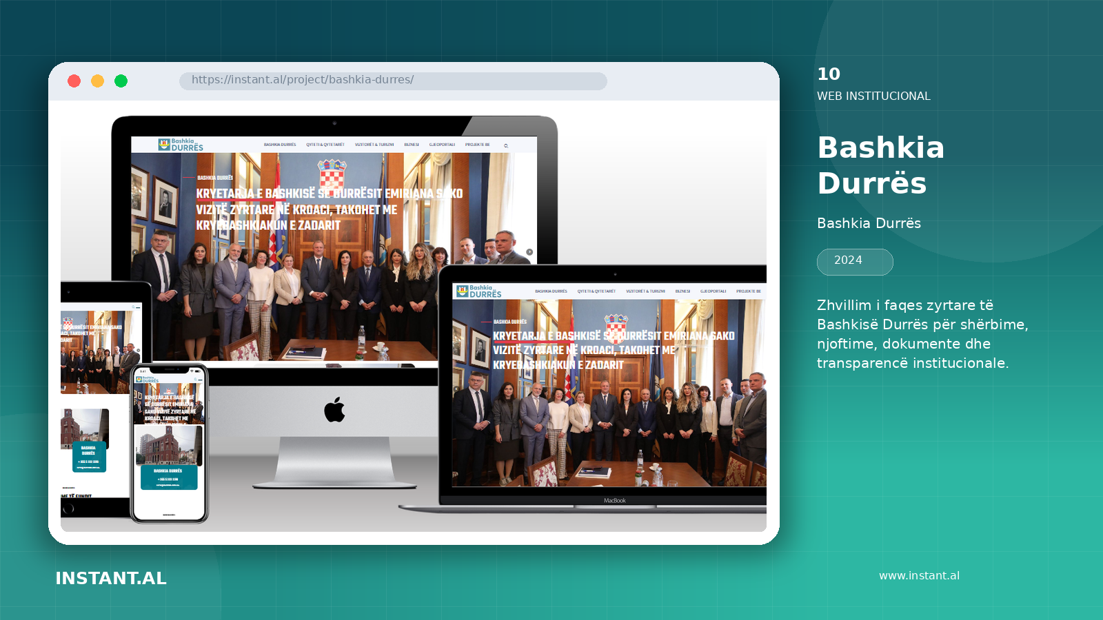 Pamje nga projekti Bashkia Durrës