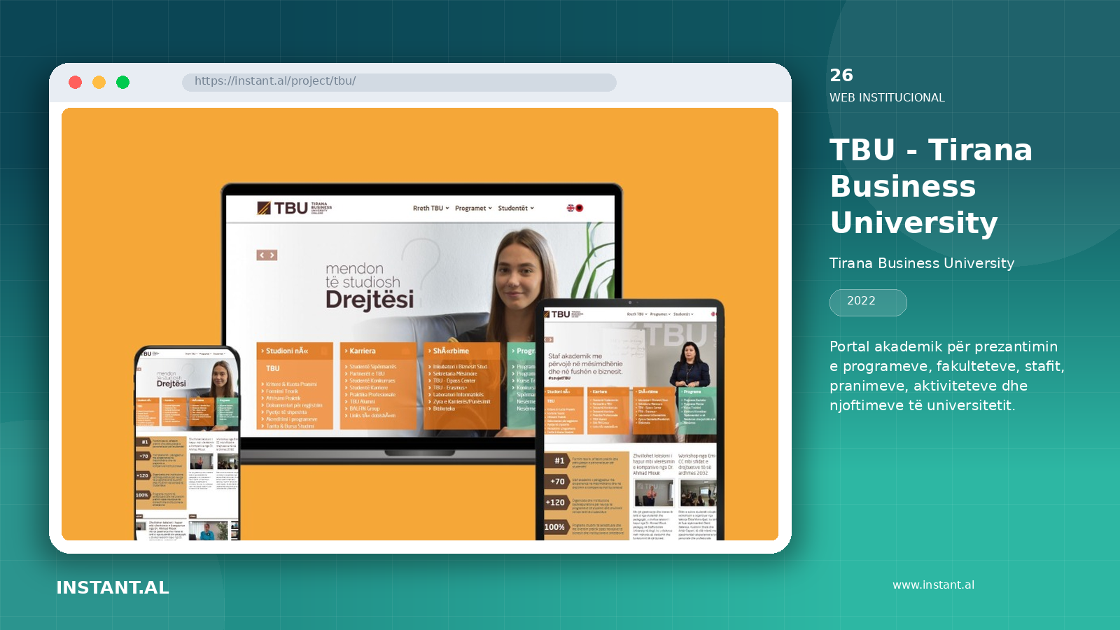 Pamje nga projekti TBU - Tirana Business University