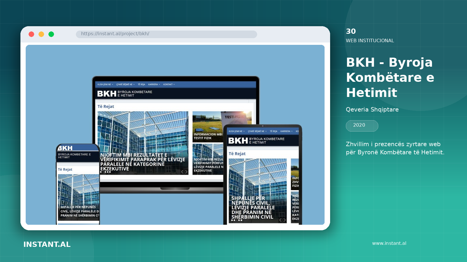 Pamje nga projekti BKH - Byroja Kombëtare e Hetimit