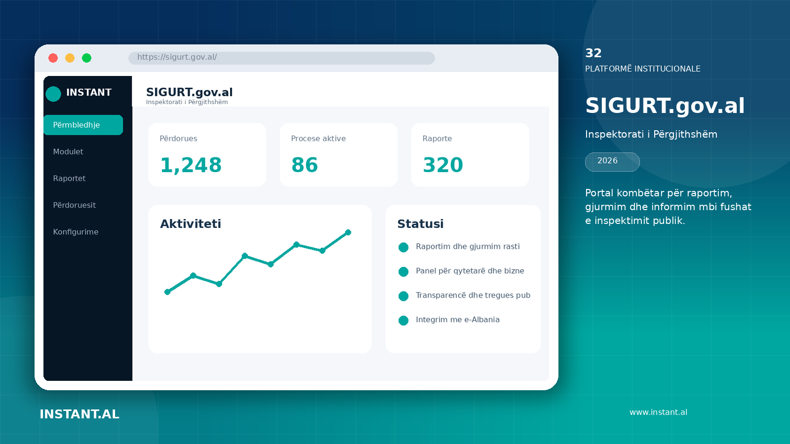 Pamje nga projekti SIGURT.GOV.AL