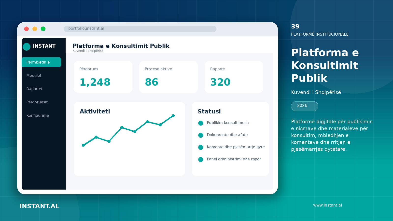 Pamje nga projekti Platforma e Konsultimit Publik